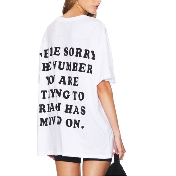 Boys Lie White 1-800 Revamped Boyfriend Tee - Picture 2 of 4